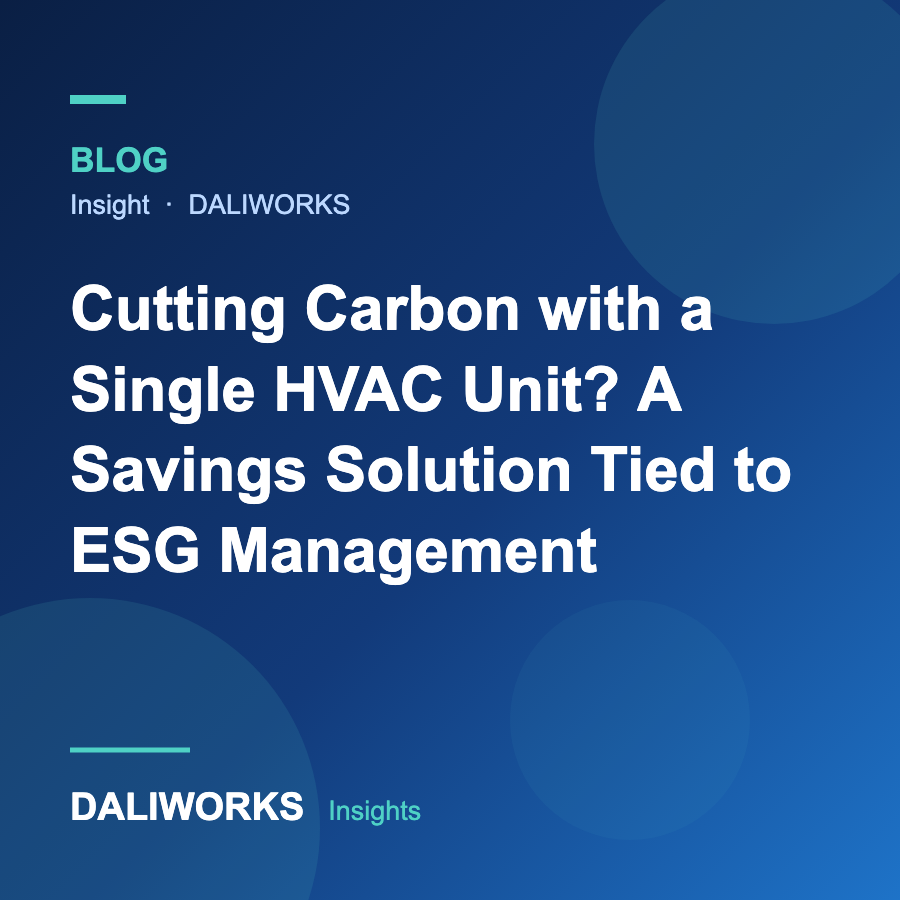 Cutting Carbon with a Single HVAC Unit? A Savings Solution Tied to ESG Management