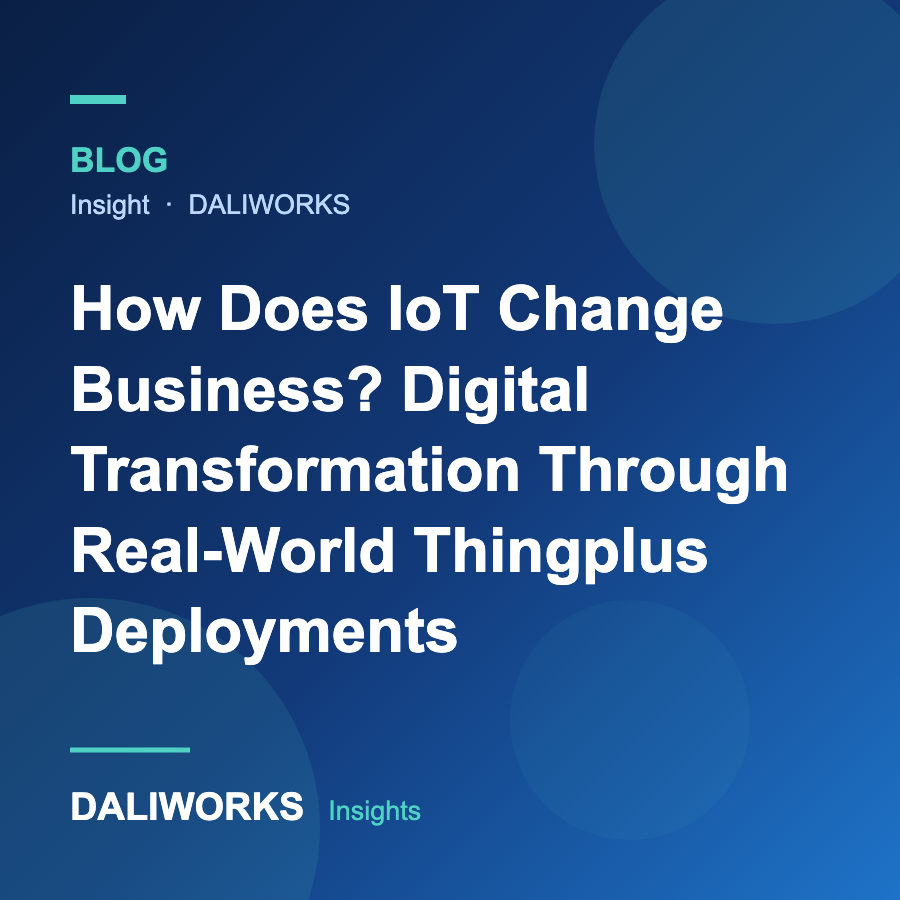 How Does IoT Change Business? Digital Transformation Through Real-World Thingplus Deployments