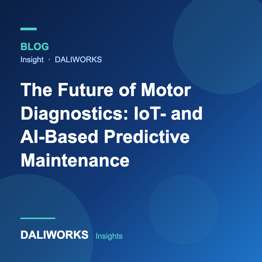 The Future of Motor Diagnostics: IoT- and AI-Based Predictive Maintenance