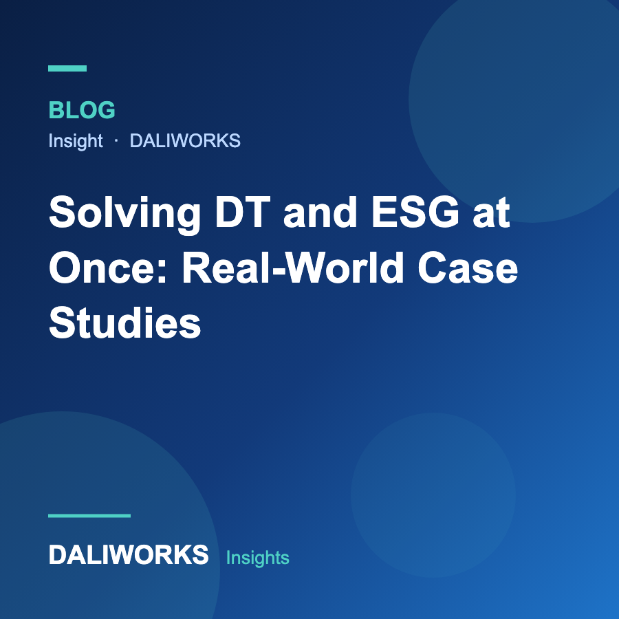 Solving DT and ESG at Once: Real-World Case Studies
